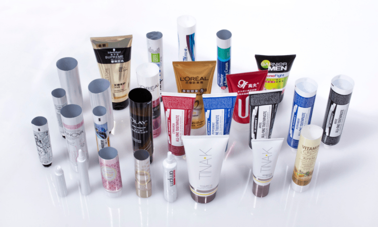 variety of plastic tubes for products